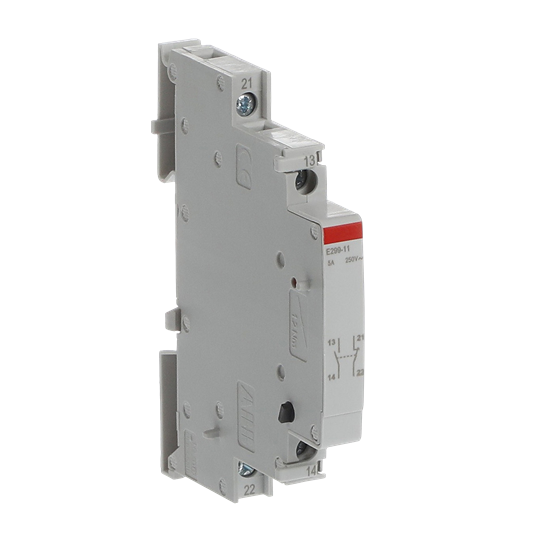 Hilfskontakt für E290/E297 1 Öffner + 1 Schließer, 5 A, 250 V AC, 9 mm