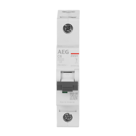 Disjoncteur AEG ElfaPlus 10 kA, caractéristique C, 6 A, 1P