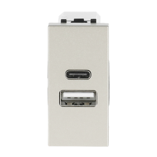 Cargador USB-A+C 15W - 1M - CV