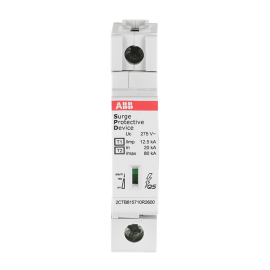 Kombi-Ableiter T1-T2 12.5kA/Pol, 1-polig Uc 275 V, Up 1, 3 kV,