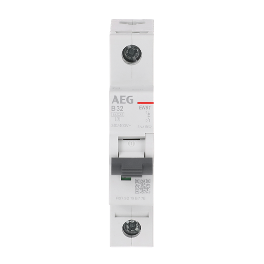 Disjoncteur AEG ElfaPlus 6 kA, caractéristique B, 32 A, 1P