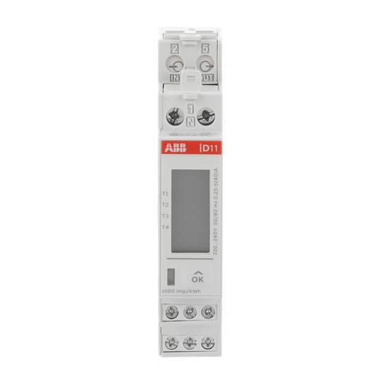 Compteur alternatif 40A, Modbus RTU, MID, 1DO+1DI