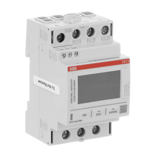 Drehstromzähler 65A, MID, 1DO+1DI