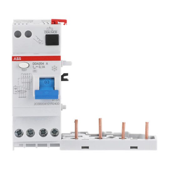 Bloc FI pour S204/S304 4P, Type A, 40A, 100mA