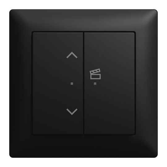 Jalousie-Einsatz flex, 1-fach, Komplettset, 2-fach Bedienelement, Wireless