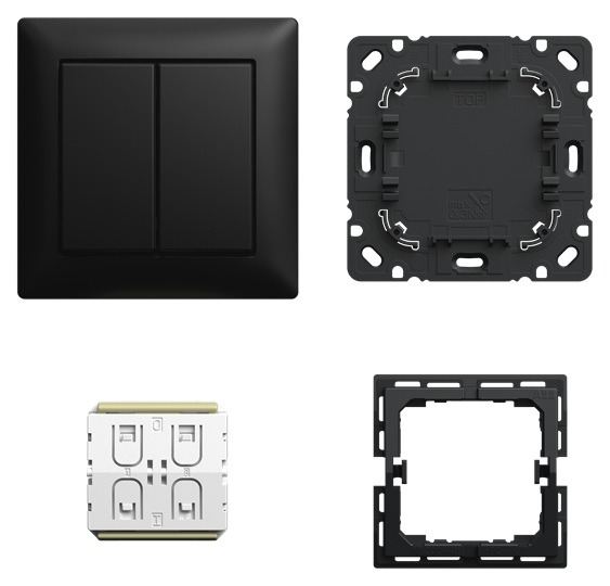 Bluetooth Low Energy Smart Switch Komplettset Busch-balance® SI