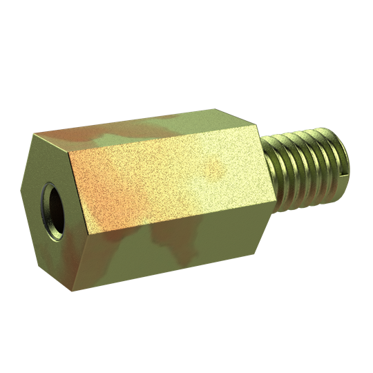 Distanzbolzen SW10 M4-M6 L15 Typ 1