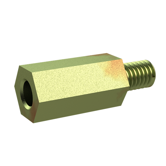 Distanzbolzen SW10 M6-M6 L20 Typ 2