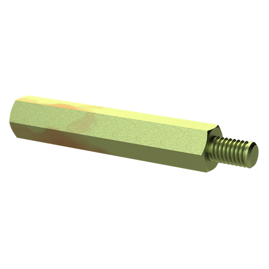 Distanzbolzen SW9 M6-M6 L55 Typ 2