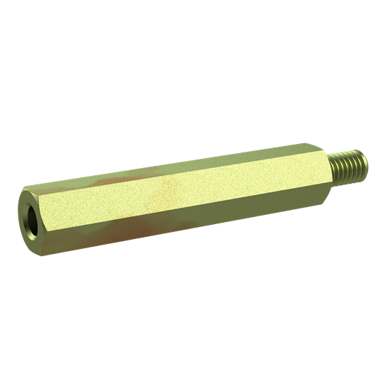 Distanzbolzen SW9 M6-M6 L55 Typ 2