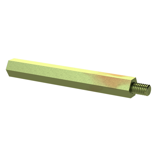 Distanzbolzen SW9 M6-M6 L80 Typ 2