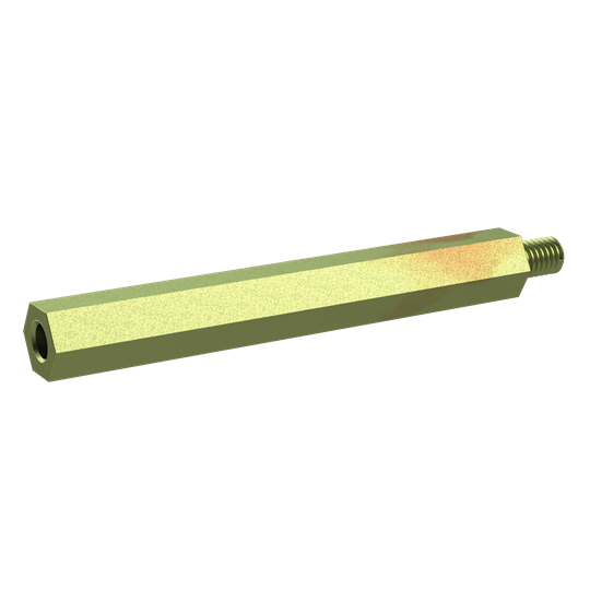 Distanzbolzen SW9 M6-M6 L80 Typ 2