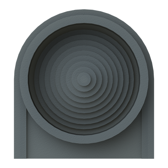 Tige en caoutchouc max. 75 mm Ø de câble max. : 75 mm