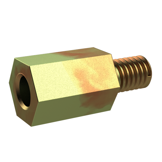 Distanzbolzen SW10 M6-M6 L15 Typ 2