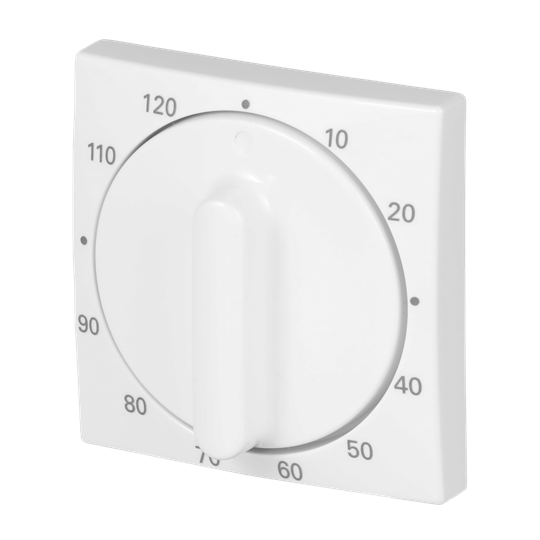 Zentralscheibe mit Drehknauf, mit Aufdruck 120 Min. Busch-balance® SI