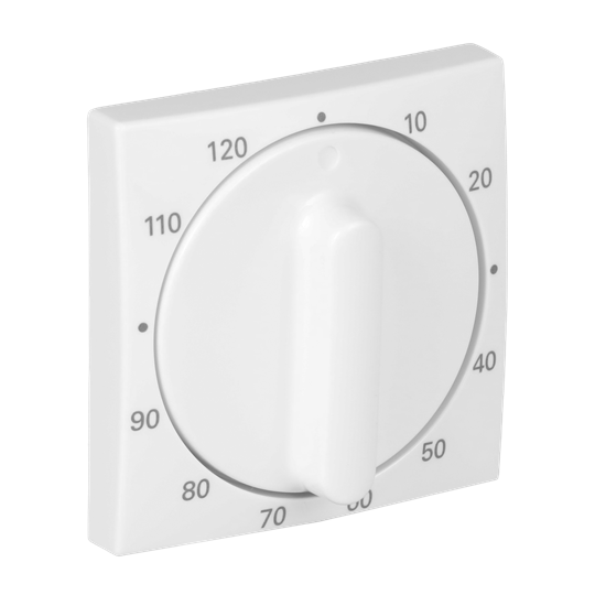 Zentralscheibe mit Drehknauf, mit Aufdruck 120 Min. Busch-balance® SI