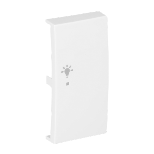 Wippe 2-fach rechts, mit Symbol "Licht" Busch-balance® SI