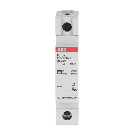 Parafoudre Type 2 pour 230/400 V avec tension de service Uc 275V
