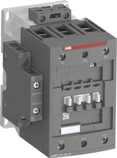 Contacteur de condensateur, 70 kvar, 200 V 50 Hz / 200-220 V 60 Hz