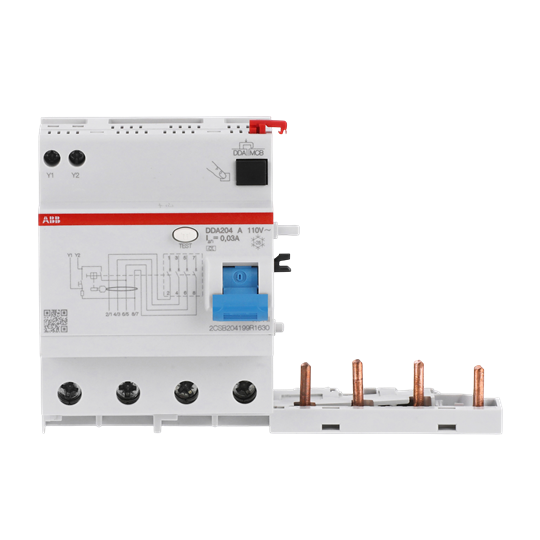 Bloc FI Type A 110V RCU, 4P, 63A, 30mA, pour réseau AC 110V
