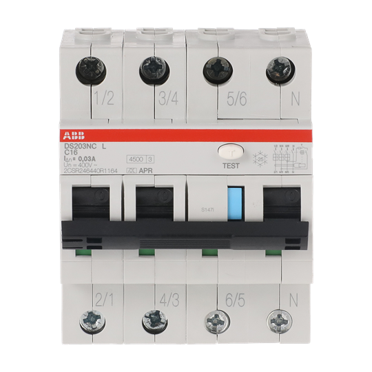 I.com.DS200L 3PN C 16A A 6kA APR 30