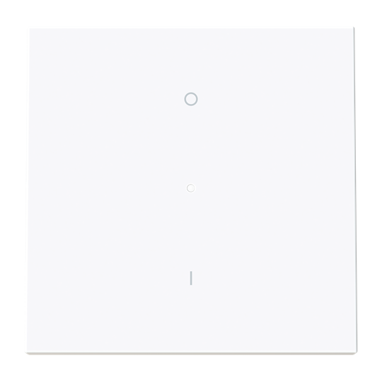 Tecla interruptor bip. c/visor BL