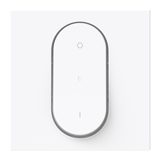 Tecla interruptor c/visor bipolar BL