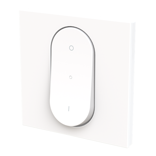 Tecla interruptor c/visor bipolar BL