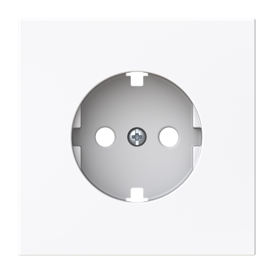 Tapa base enchufe Schuko T.T. lateral BL