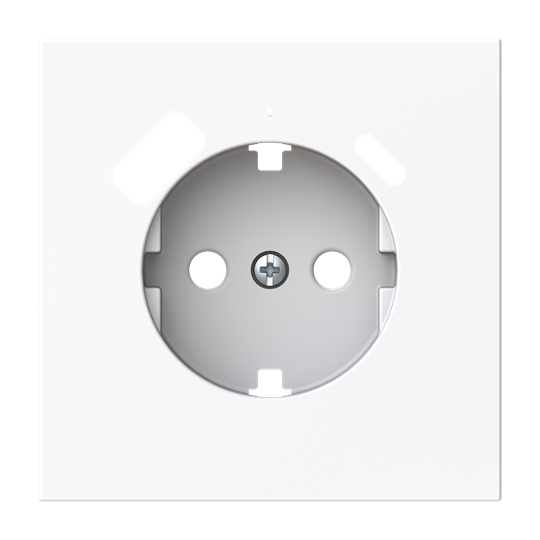 Tapa Schuko + cargador USB A+C  BL
