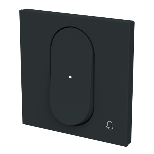 Tecla pulsador timbre c/visor NT