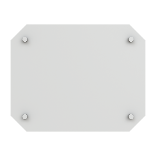 EH3 Bodenplatte Gr.0 676X541 Polyester 3mm mit Befestigung