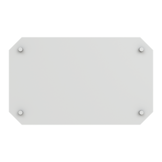 EH3 Bodenplatte Gr.1 871X541 Polyester 3mm mit Befestigung