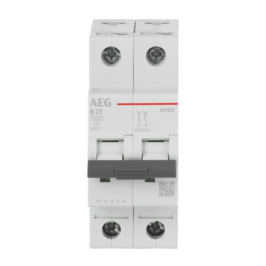 Disjoncteur AEG ElfaPlus 10 kA, caractéristique B, 25 A, 2P