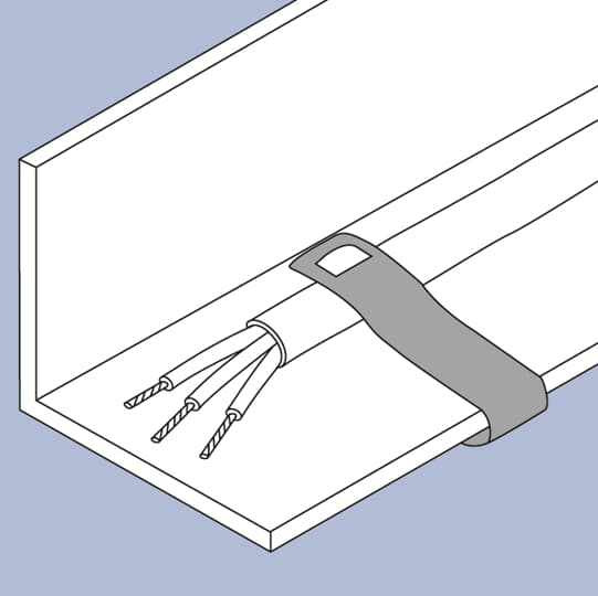E-Klips Trägerklammer Trägerbefestigungsclip für Kabel bis 16mm, Träger 3-8mm
