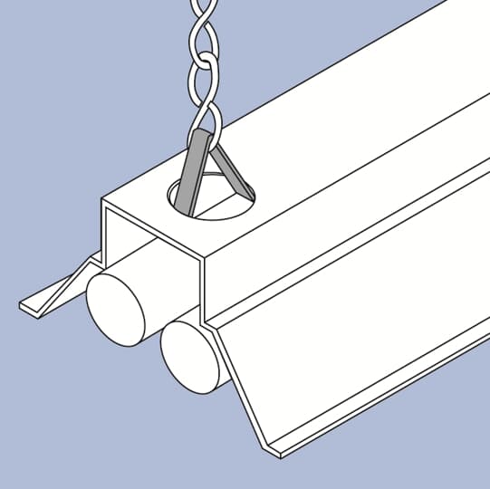 Halterung für Kettenaufhaengung Weite 50,8mm