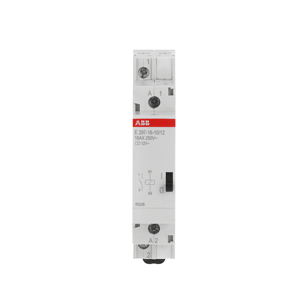 Installationsrelais Spule 12 V AC, 16 A, 1 Schließer