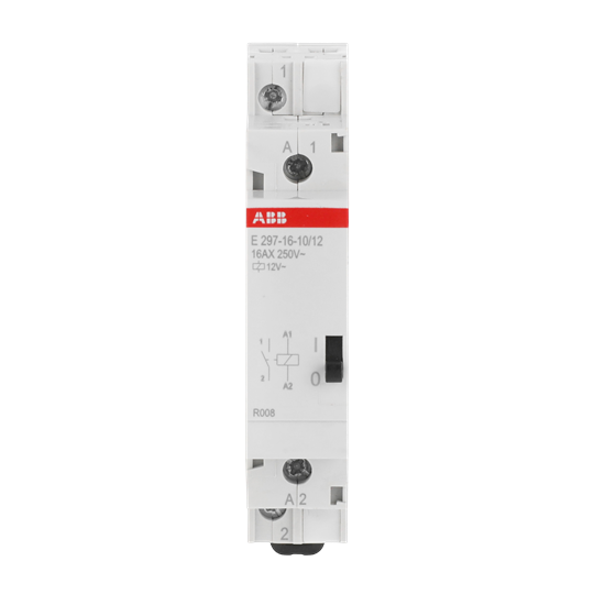 Installationsrelais Spule 12 V AC, 16 A, 1 Schließer