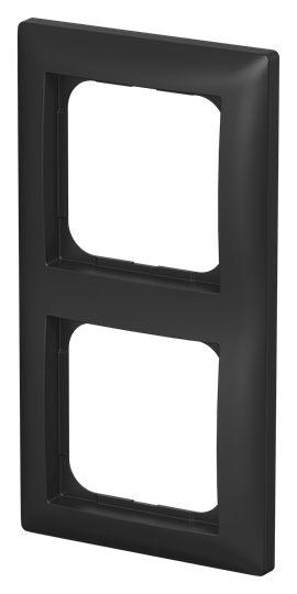 Abdeckrahmen 2-fach schwarz matt - Busch-balance® SI