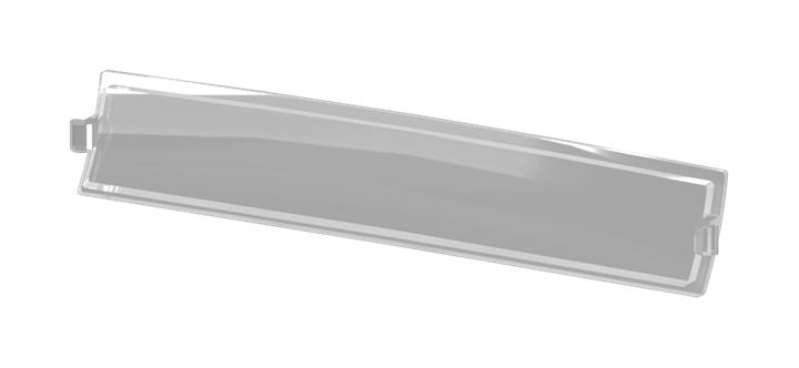 Beschriftungsträger Außenkante "unverlierbar" transparent - Busch-balance® SI
