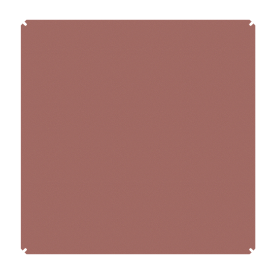 Plaque de montage 890x890x5 ISO isolant, carton dur 5mm