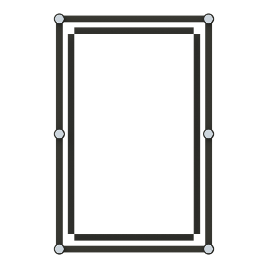 Kit de connexion 500x320 Combinaison verticale ou horizontale