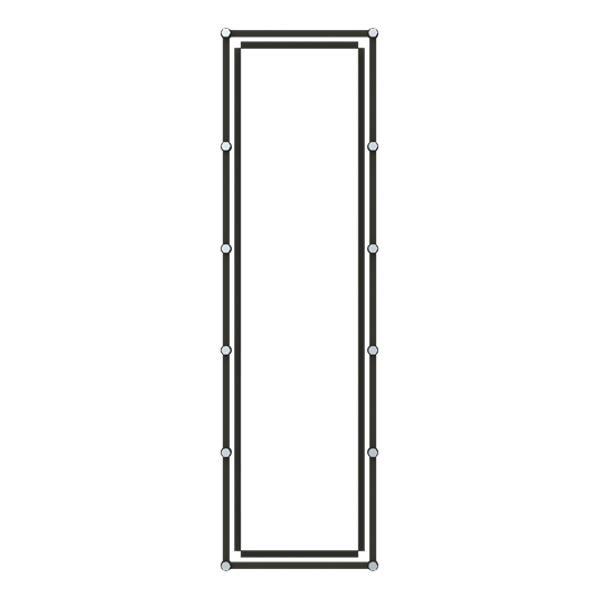 Kit de connexion 1000x320 combinaison verticale ou horizontale