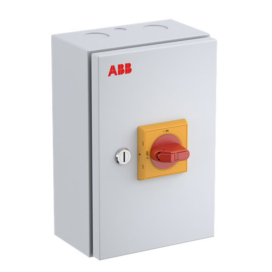 Interrupteur de sécurité dans un boîtier en tôle d'acier 3 pôles 37 kW 400 V
