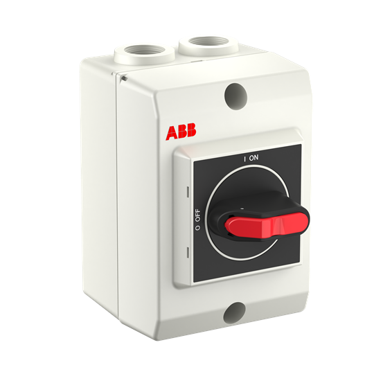 Interrupteur de sécurité dans un boîtier en plastique 3 pôles 7,5 kW 400 V
