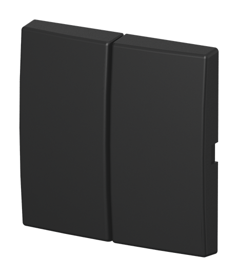 Wippe für Smart Switch 2-fach schwarz matt - Busch-balance® SI
