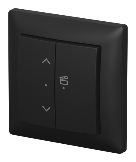 Jalousie-Einsatz flex, 1-fach, Komplettset, 2-fach Bedienelement, Wireless