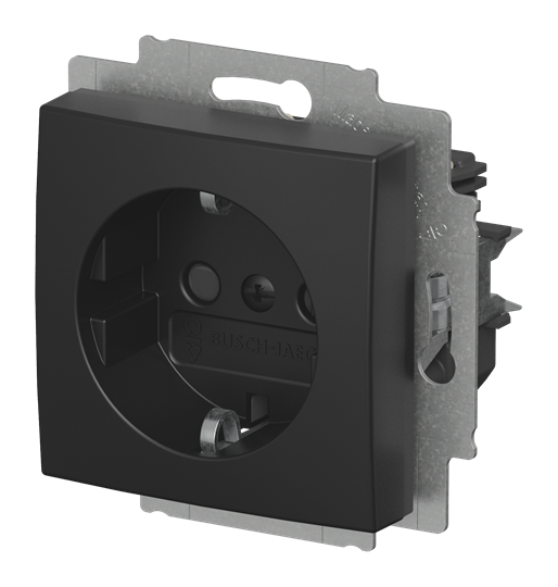 Busch-steplight® SCHUKO® Steckdosen-Einsatz Safety+ mit LED