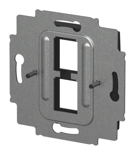 Zentralscheibe mit Tragring 2-fach, Modular-Jack Busch-balance® SI