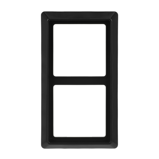 Abdeckrahmen 2-fach anthrazit - Allwetter 44® (IP44)